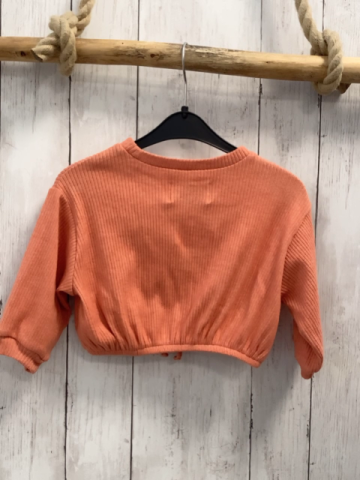 Old Navy Pullover Gr. 86  orange gerippt