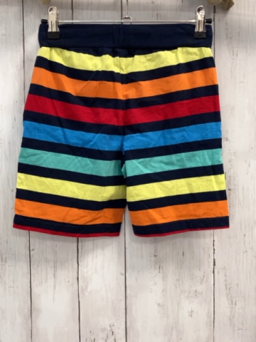 Jako-o  Shorts  Gr. 140  blau bunte Streifen gelbe Kordel 