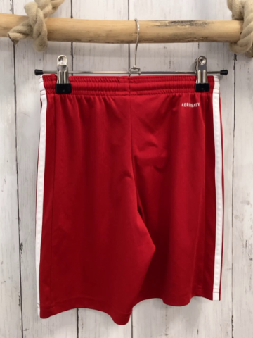 Adidas  Sportshorts  Gr. 140  rot weiße Seitenstreifen 