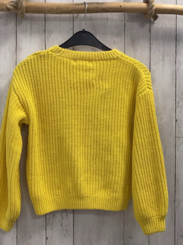 H&M  Pullover Gr. 134/140  gelb Strick 