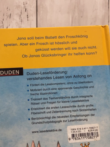 Duden  Buch Bühne frei für den Frosch 