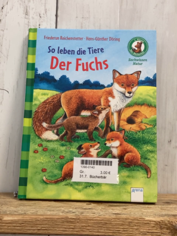 Bücherbär  Buch So leben die Tiere Der Fuchs 