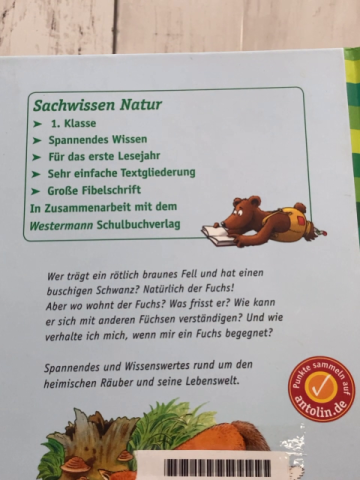 Bücherbär  Buch So leben die Tiere Der Fuchs 
