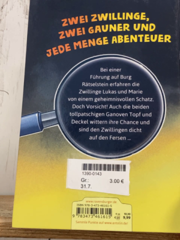   Buch Die Jagd nach dem magischen Detektivkoffer