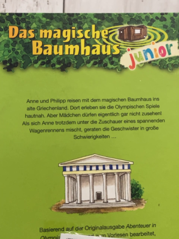Magisches Baumhaus Junior  Buch Das Geheimnis von Olympia 