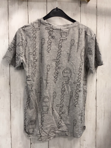 Champion  T-Shirt  Gr. 152  grau schwarze Schrift 