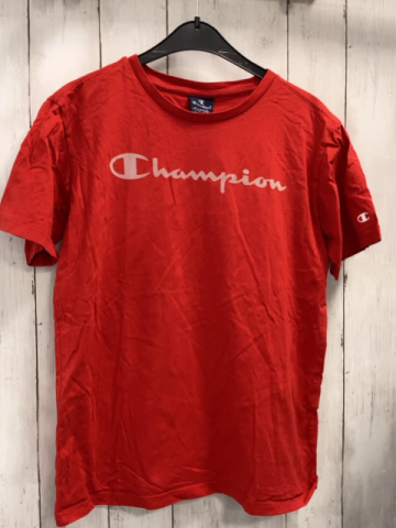 Champion  T-Shirt  Gr. 152  rot weiße Schrift 