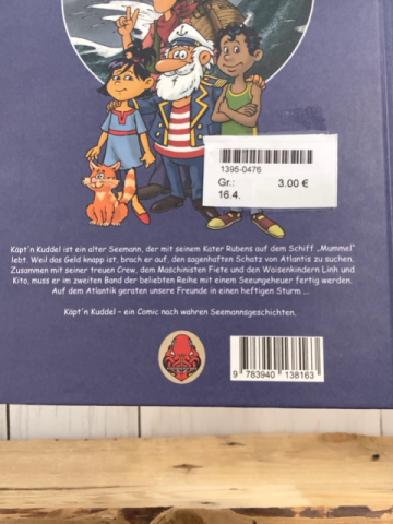   Buch Käpt´n Kuddel Auf Orkanfahrt 