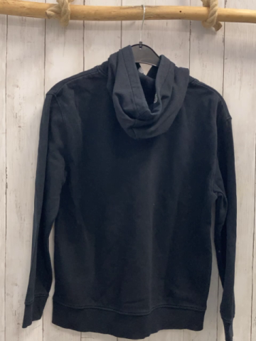   Pullover  Gr. 158  schwarz Kapuze weiß hellgrün hellblaue Punkte Kapuze 