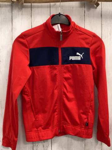 Puma Joggingjacke Gr. 140  rot blau