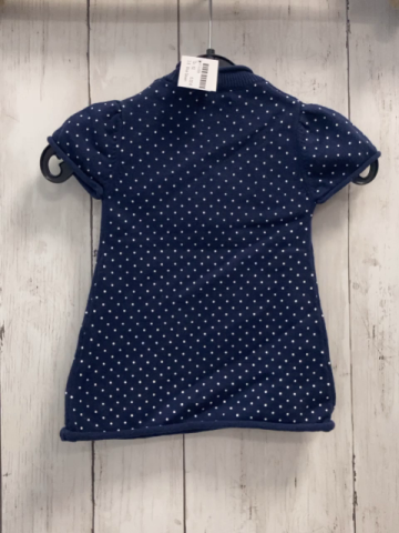 Blue Seven  Kleid  Gr. 62  blau weiße Punkte Strick 