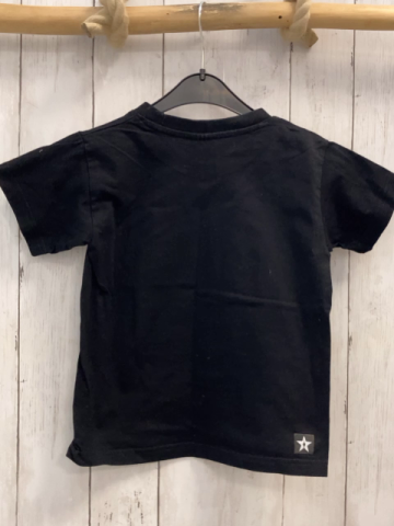   T-Shirt  Gr. 122  schwarz weiße Schrift 