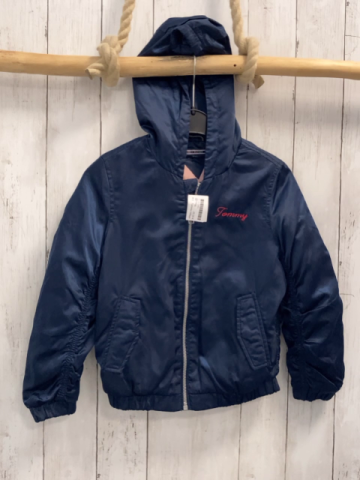 Tommy Hilfiger  Jacke  Gr. 116  blau Kapuze 