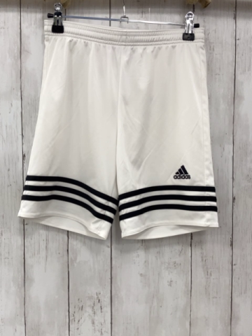 Adidas  Sportshorts  Gr. 152  weiß schwarze Streifen 