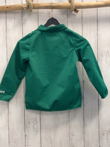 Uhlsport  Joggingjacke  Gr. 116  grün weiße Schrift 