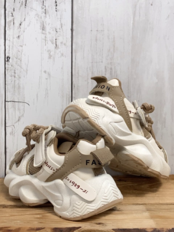   Schuhe  Gr. 21  weiß hellbraun 