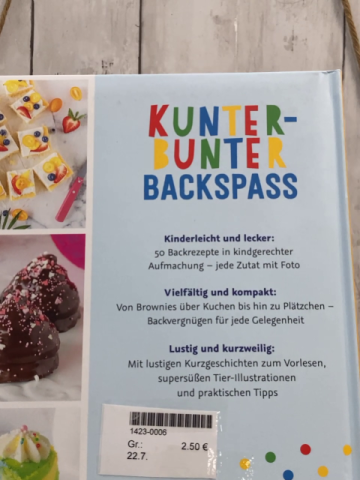   Kreativbuch  Backen mit Kindern 