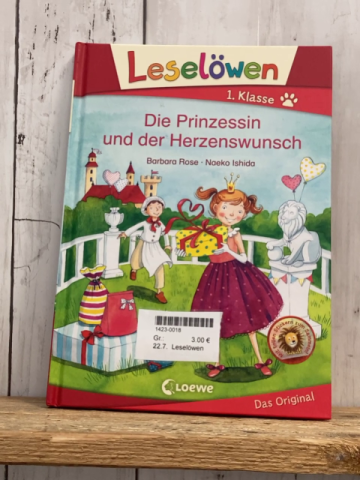 Leselöwen  Buch Die Prinzessin und der Herzenswunsch 