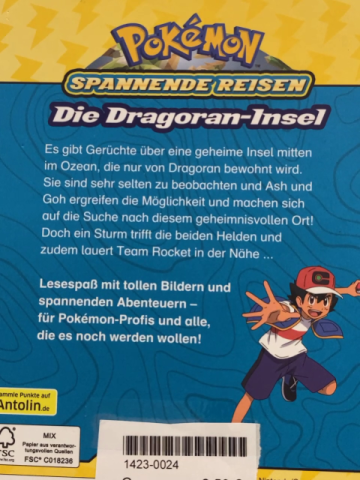   Buch Pokemon Die Dragoran-Insel