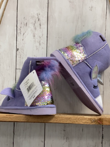 neu Muk Luks  Boots  Gr. 29  lila Einhorn lila Plüschfutter 