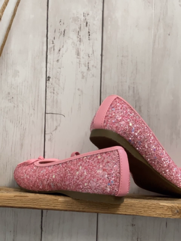 neu Barbarella  Schuhe  Gr. 34  rosa mit Glitzersteinen Schleife 
