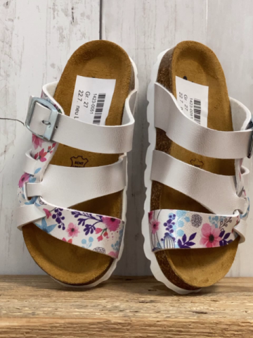 neu Lurchi  Sandaletten  Gr. 27  silber mit Blumen NP 34,95 € red auf 24 € 