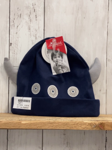 neu Sigkikid  Mütze  Gr. 54/56  blau Wikingermotiv 