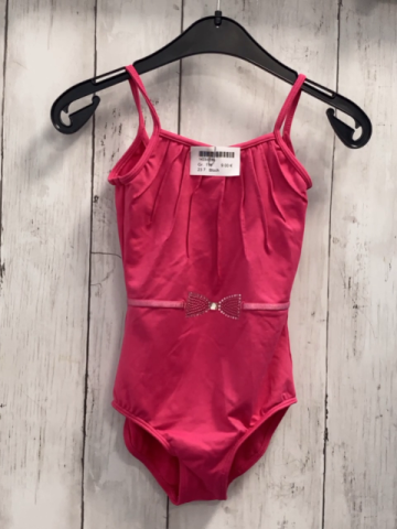 Bloch Sportanzug Gr. 116  pink Schleife aus Steinen  