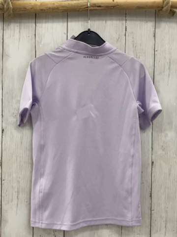 Adidas  Sportshirt  Gr. 128  lavendel Polokragen