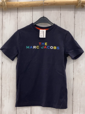 Marc Jacobs  T-Shirt  Gr. 122  dunkelblau bunte Schrift 