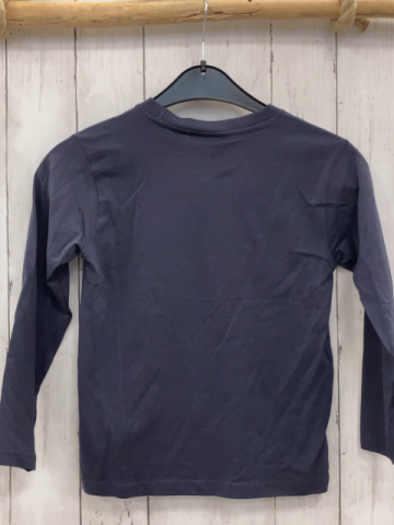 neu Staccato  Langarmshirt  Gr. 116  grau Dino weiße Schrift 