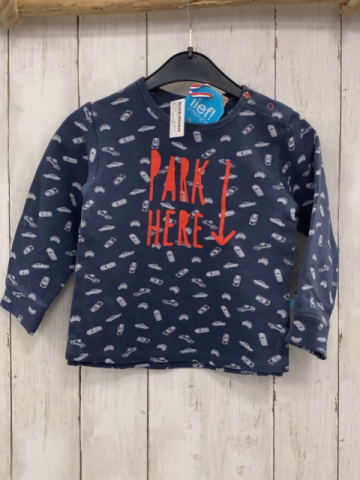 neu lief!  Pullover  Gr. 86  blau hellgraue Fahrzeuge rote Schrift np 15,95 € red auf 11 € 