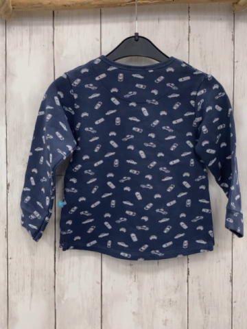 neu lief!  Pullover  Gr. 86  blau hellgraue Fahrzeuge rote Schrift np 15,95 € red auf 11 € 