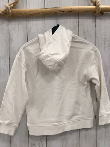 Mango  Pullover  Gr. 128  weiß Kapuze schwarzer Fußball