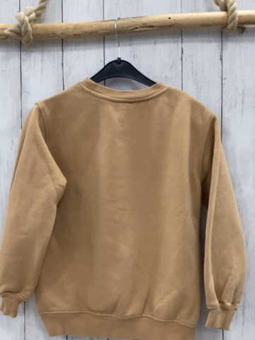 H&M  Pullover  Gr. 134/140  ocker Schrift 