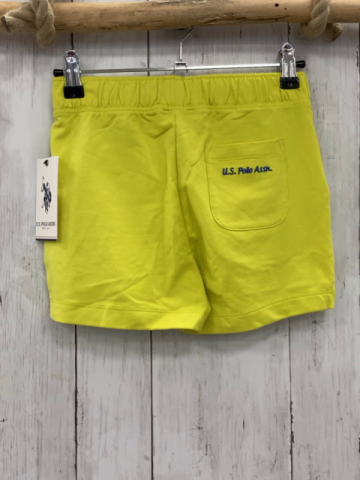 neu US Polo Assn  Shorts  Gr. 128  gelb blauer Reiter 