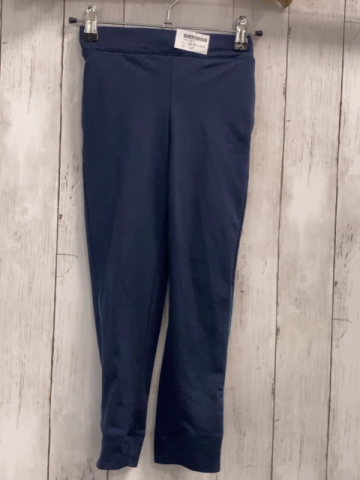   Sportleggings  Gr. 122/128  blau petrol Seitenstreifen 