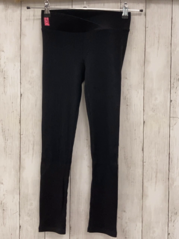 Sisley  Leggings  Gr. 140  schwarz Rippen 