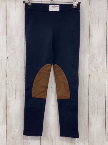 Janie & Jack  Jeggings  Gr. 128  blau braune Aufnäher 