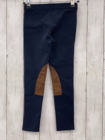 Janie & Jack  Jeggings  Gr. 128  blau braune Aufnäher 