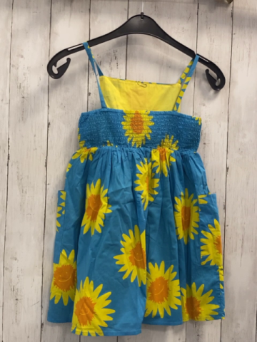 Stella McCartney  Kleid  Gr. 116  blau gelb orange Blumen