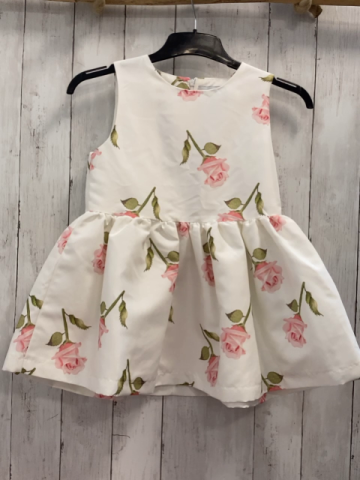 Mama Luma  Kleid  Gr. 122  weiß Rosen 