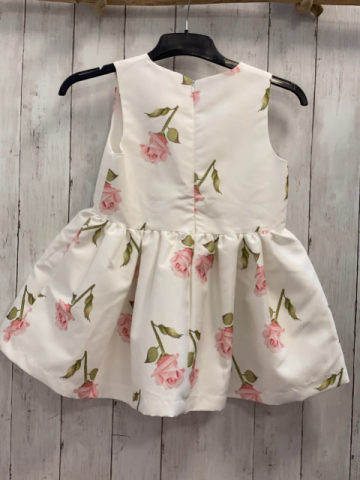 Mama Luma  Kleid  Gr. 122  weiß Rosen 