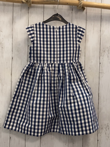 Mayoral  Kleid  Gr. 122  blau weiß kariert 