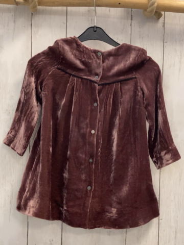 Burberry  Kleid  Gr. 86  altrosa Samt 