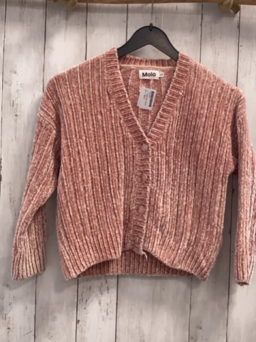 Molo  Strickjacke  Gr. 122/128  altrosa Rippen 