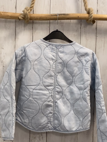 neu Cars Jeans  Jacke  Gr. 140  hellblau dunkelblaue wellenförmige Nähte NP 59,99 € 