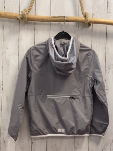 neu Marc O´ Polo  Regenjacke  Gr. 140  grau weißer Bund NP 69,95 € 