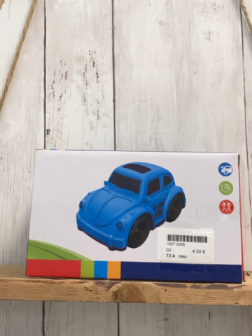 neu  Plastikspielzeug  blaues Auto 