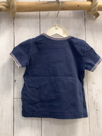 Sanetta  T-Shirt  Gr. 62  blau Wal weiß blauer Streifenbund 